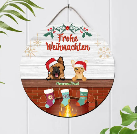 Frohe Weihnachten - Individuelles Holzschild - Featured Image