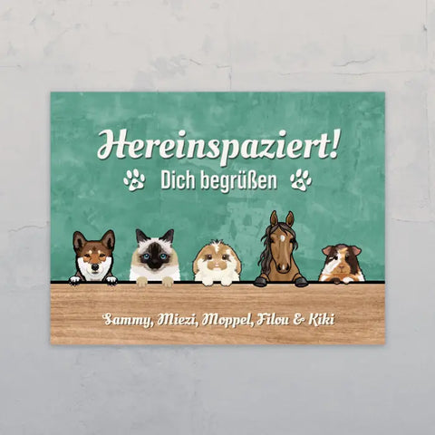 Hereinspaziert - Individuelles Türschild - Featured Image