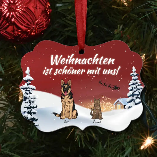 Schöner mit Tieren - Individuelles Ornament