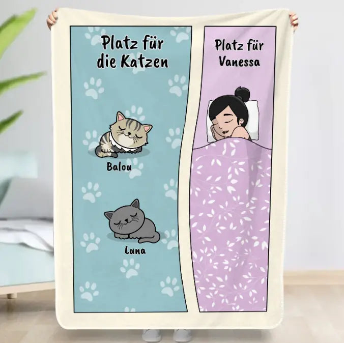 Platz für Katzen Singleversion - Individuelle Decke