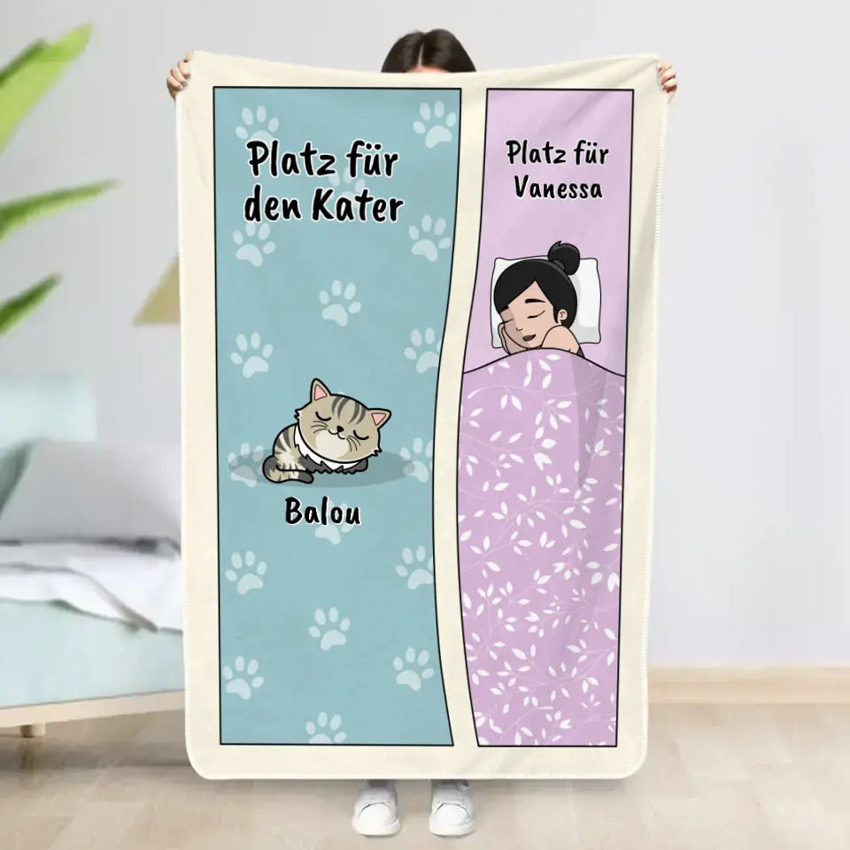 Platz für Katzen Singleversion - Individuelle Decke