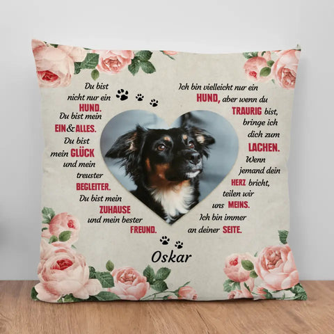 Fotokissen Typoherz - Individuelles Kissen - Featured Image