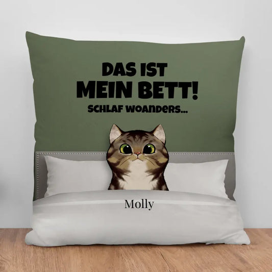 Unser Bett (Katzen) - Individuelles Kissen