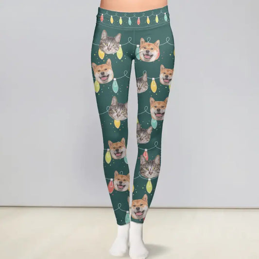 Weihnachtsmuster - Individuelle Leggings