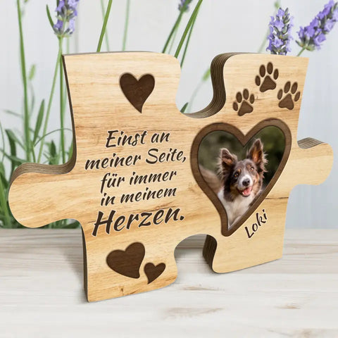 Für immer im Herzen - Individuelles Puzzleteil - Featured Image