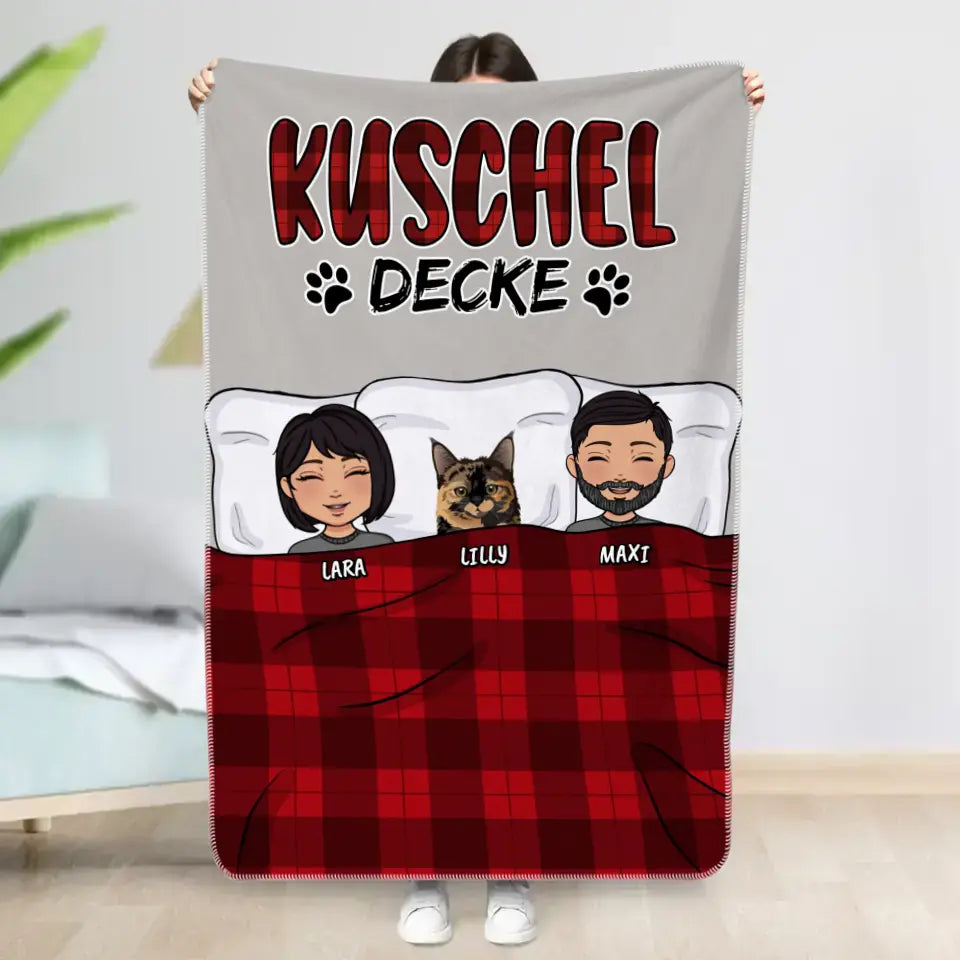 Kuscheldecke (Paar) - Individuelle Decke