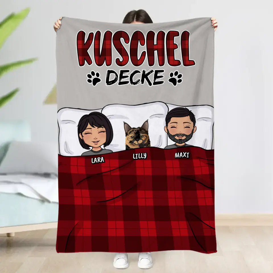 Kuscheldecke (Paar) - Individuelle Decke