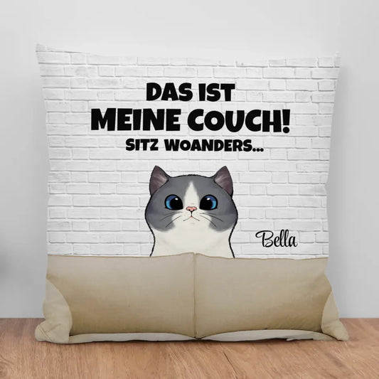 Unsere Couch (Katzen) - Individuelles Kissen