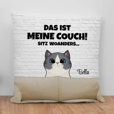 Unsere Couch (Katzen) - Individuelles Kissen - Featured Image