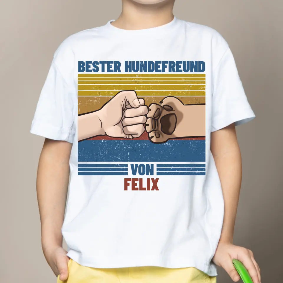 Bester Haustierfreund - Individuelles Kinder T-Shirt