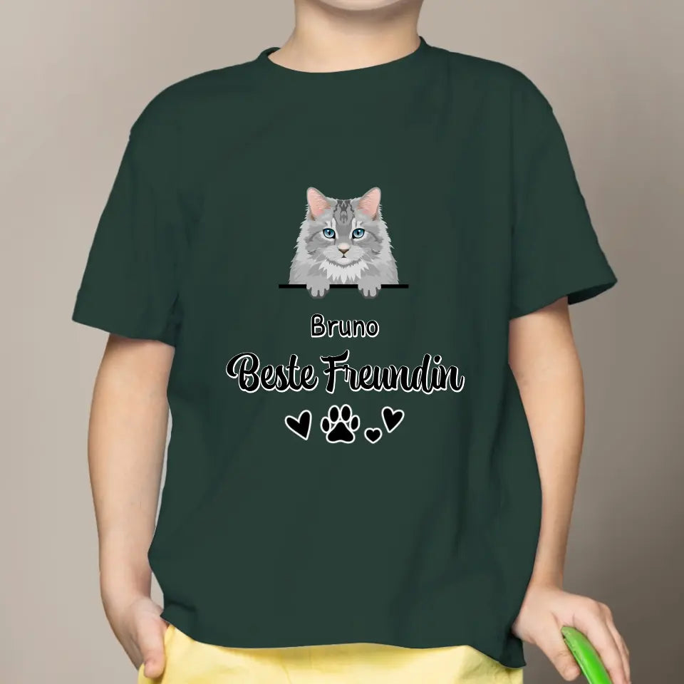 Bester Freund - Individuelles Kinder T-Shirt