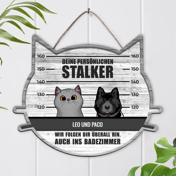 Stalker - Individuelles Holzschild