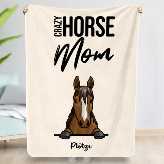 Spähende Pferde - Individuelle Decke