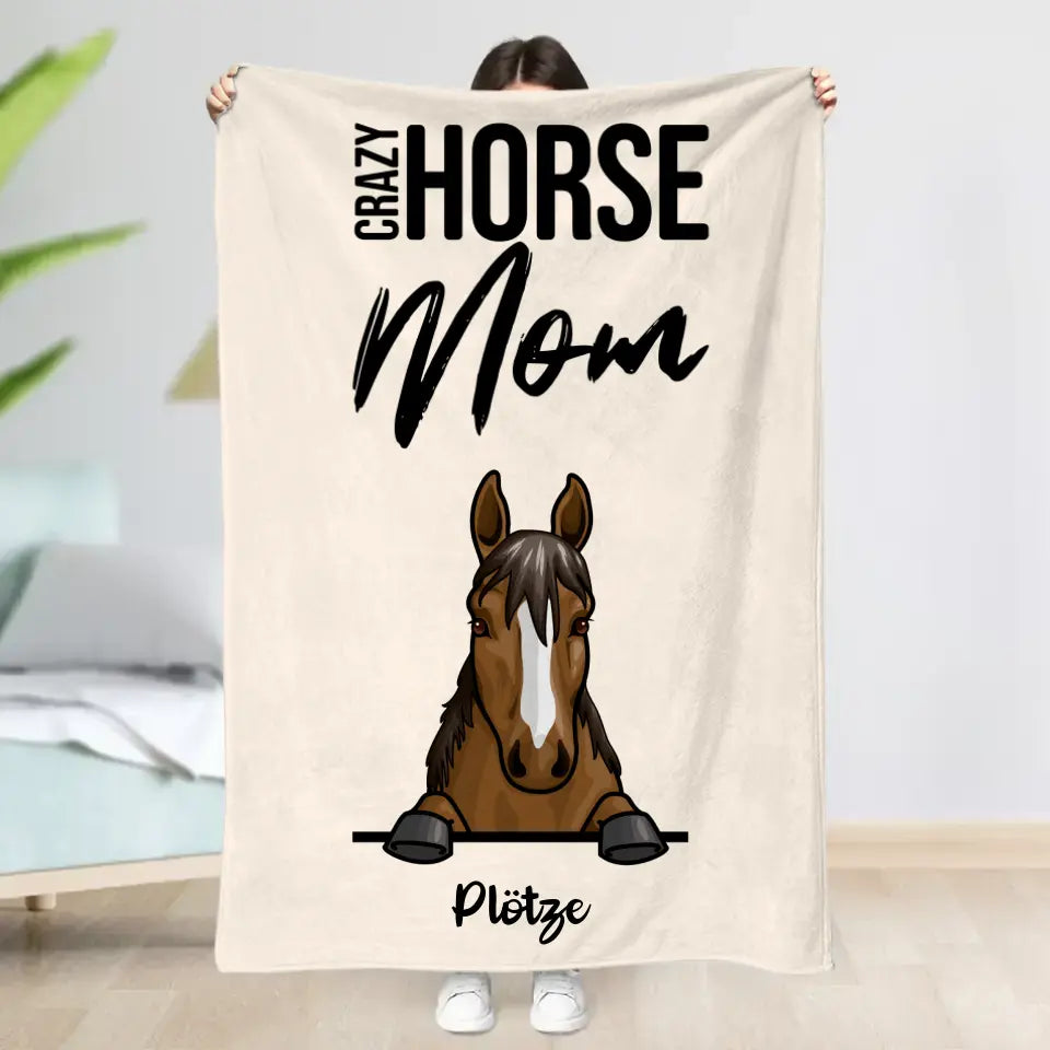 Spähende Pferde - Individuelle Decke