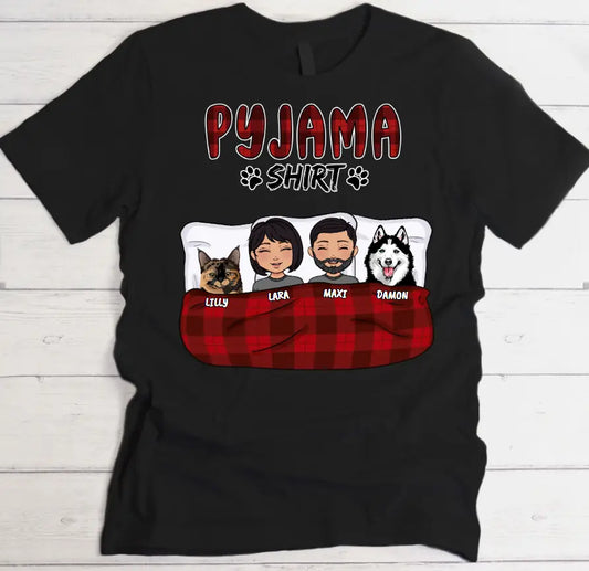 Mein Pyjama Shirt (Paar) - Individuelles T-Shirt