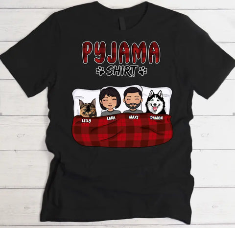 Mein Pyjama Shirt (Paar) - Individuelles T-Shirt - Featured Image