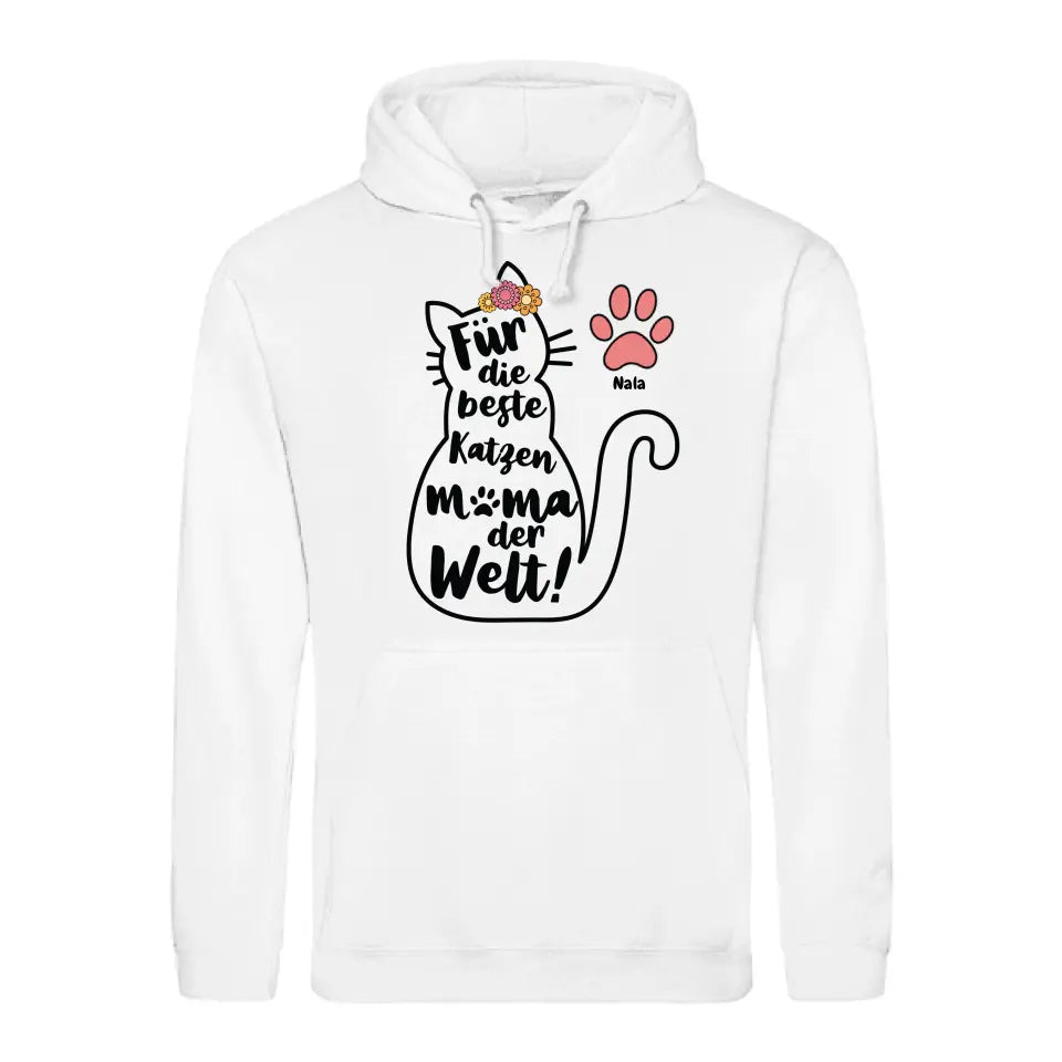 Beste Katzenmama - Individueller Hoodie