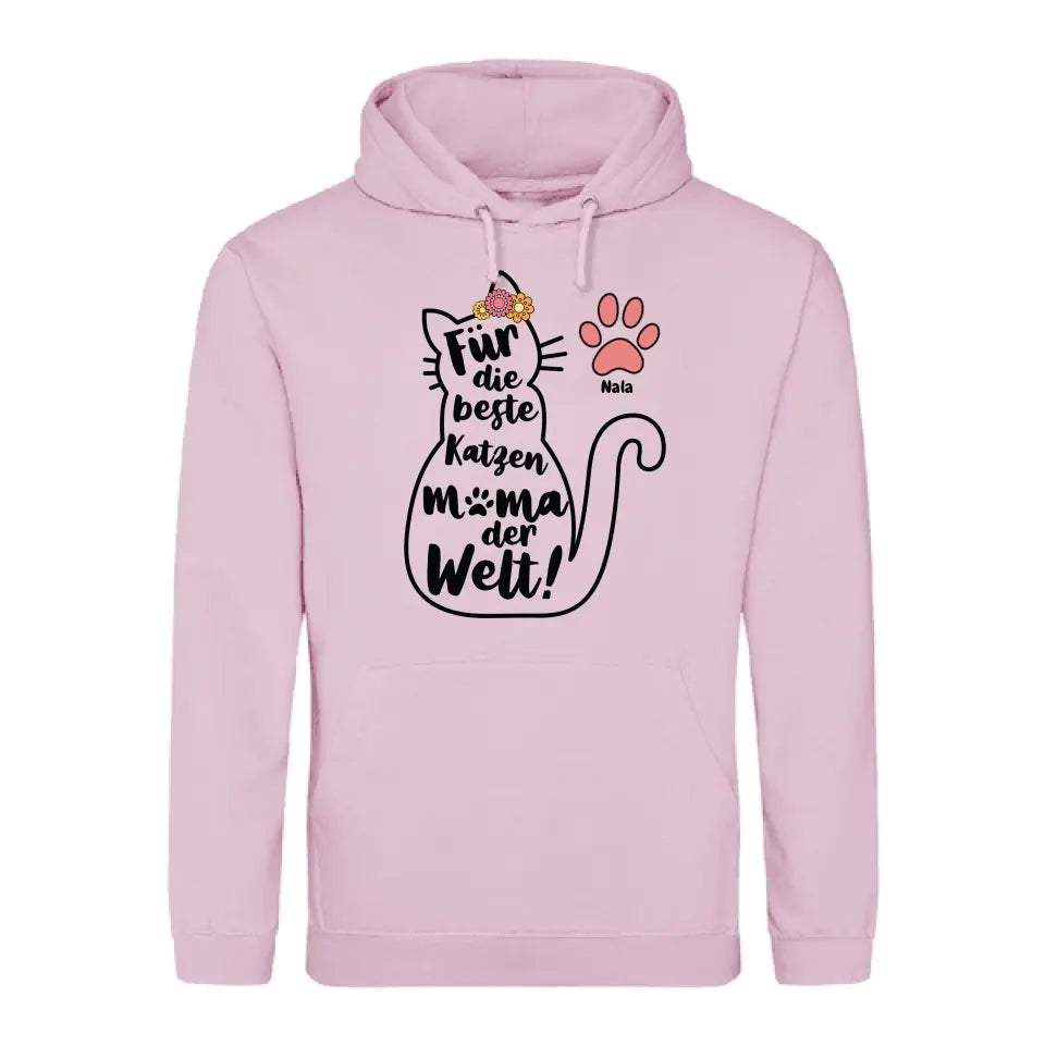 Beste Katzenmama - Individueller Hoodie