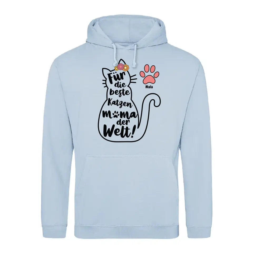 Beste Katzenmama - Individueller Hoodie