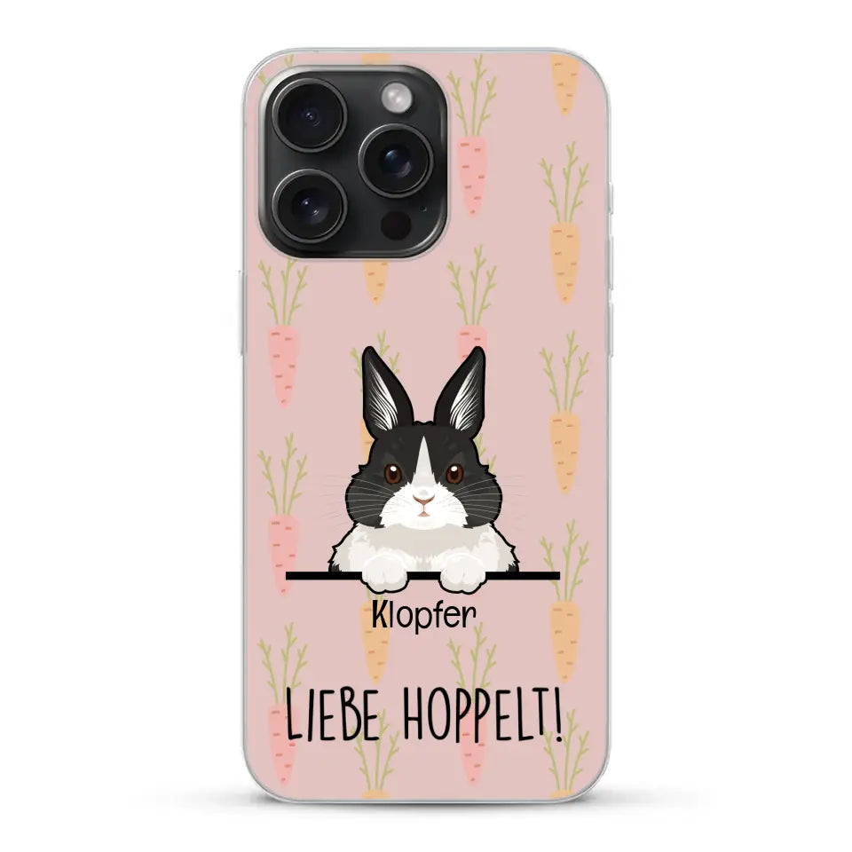 Liebe hoppelt! - Individuelle Handyhülle