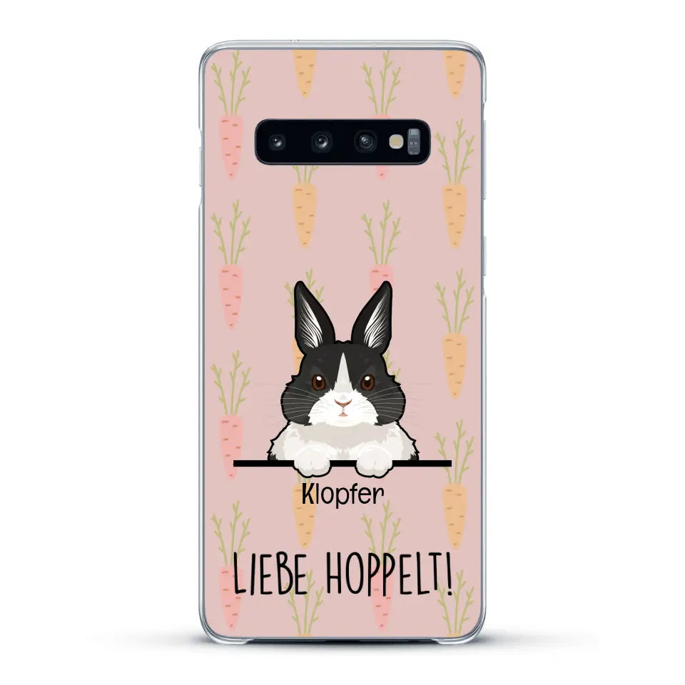 Liebe hoppelt! - Individuelle Handyhülle
