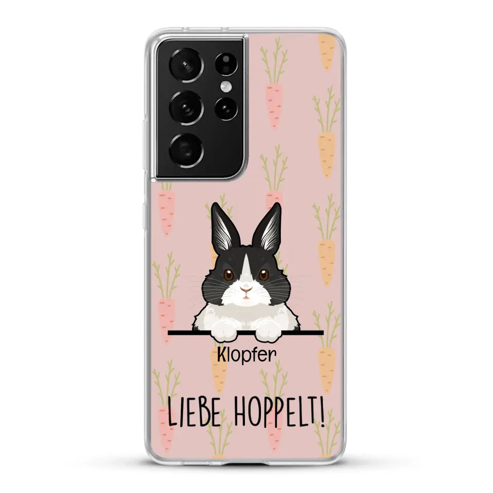 Liebe hoppelt! - Individuelle Handyhülle