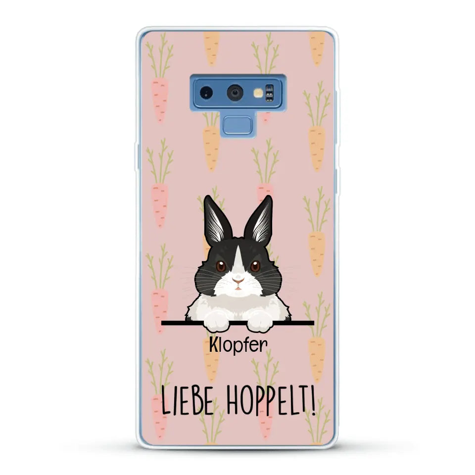 Liebe hoppelt! - Individuelle Handyhülle