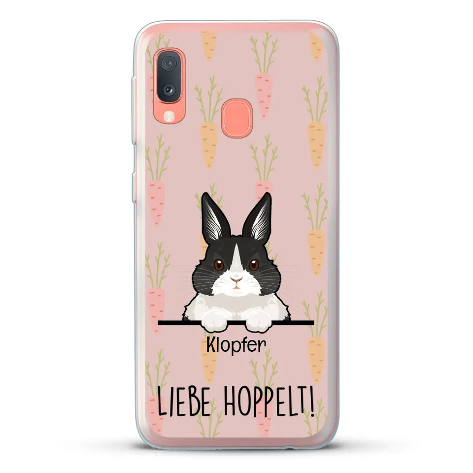 Liebe hoppelt! - Individuelle Handyhülle