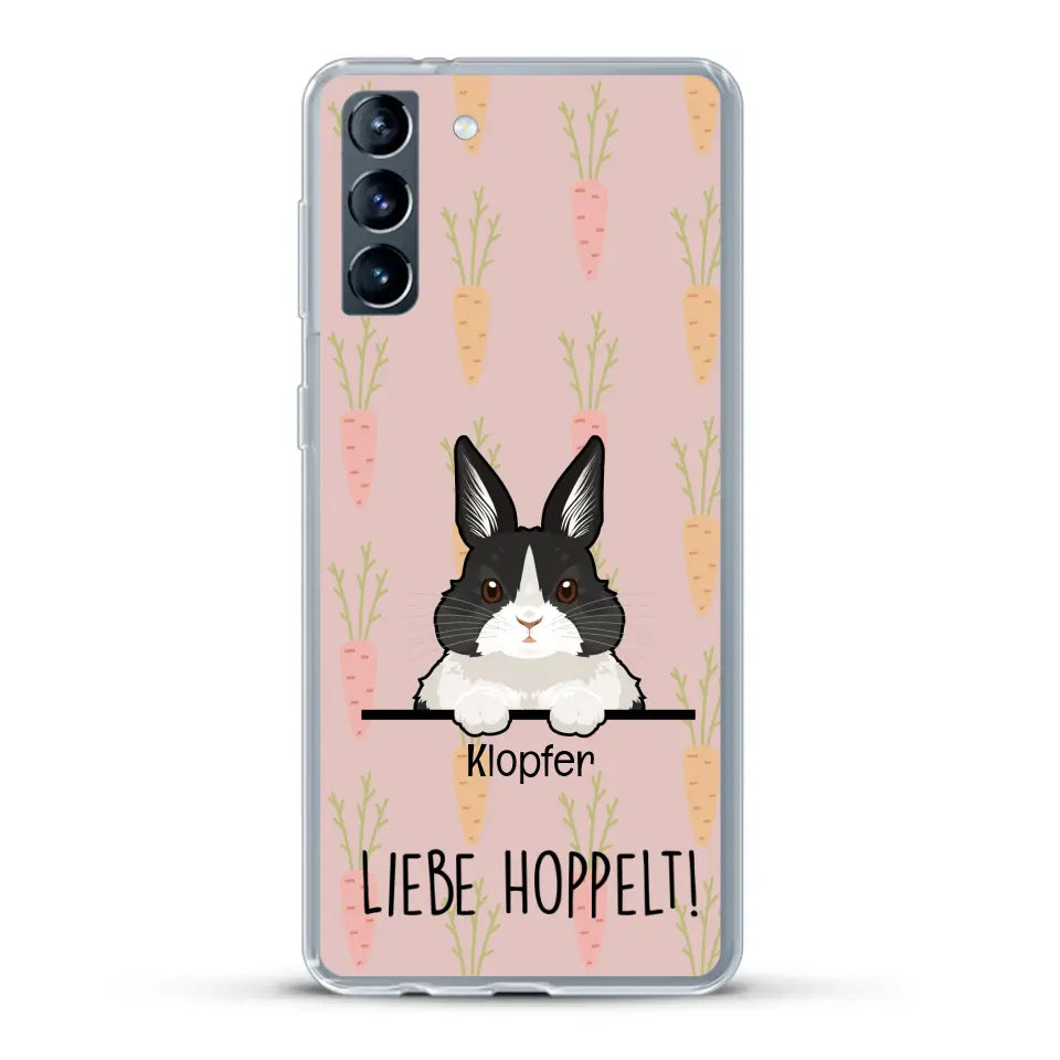 Liebe hoppelt! - Individuelle Handyhülle