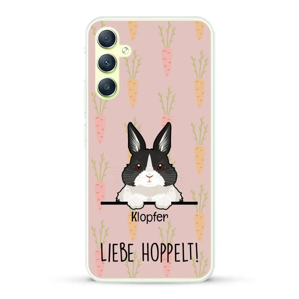 Liebe hoppelt! - Individuelle Handyhülle