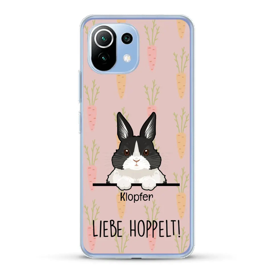 Liebe hoppelt! - Individuelle Handyhülle