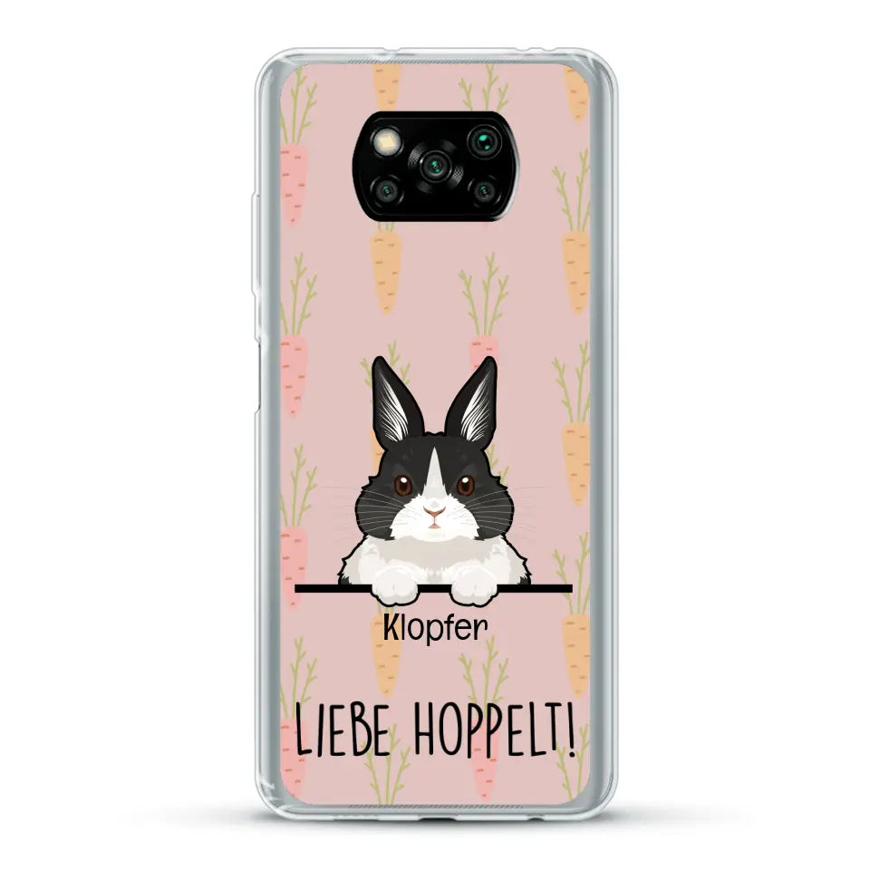Liebe hoppelt! - Individuelle Handyhülle