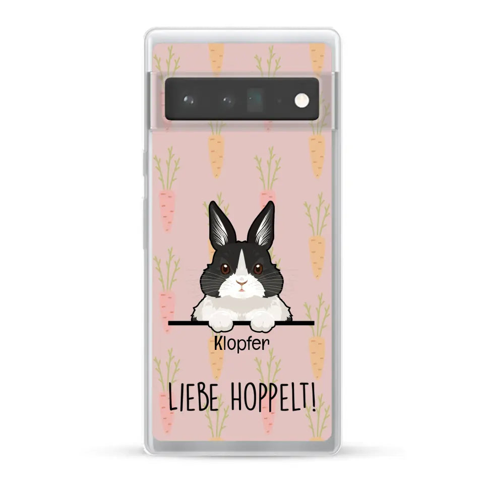 Liebe hoppelt! - Individuelle Handyhülle