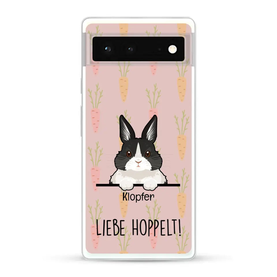 Liebe hoppelt! - Individuelle Handyhülle