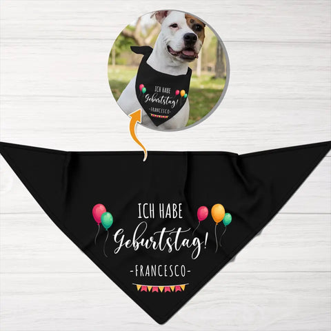 Geburtstagshund  - Individuelles Bandana - Featured Image