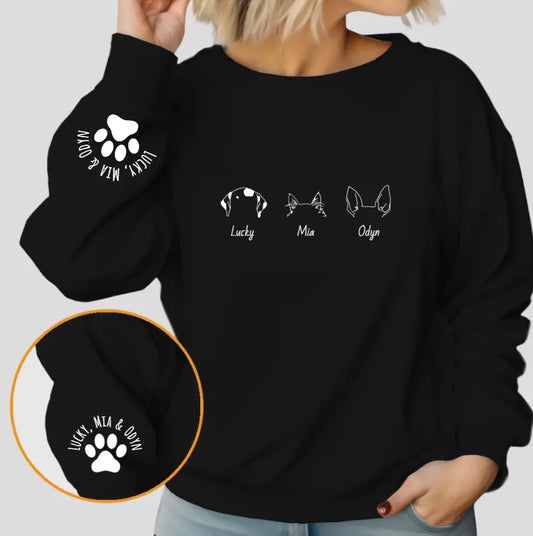 Meine Haustiere - Individuelles Sweatshirt