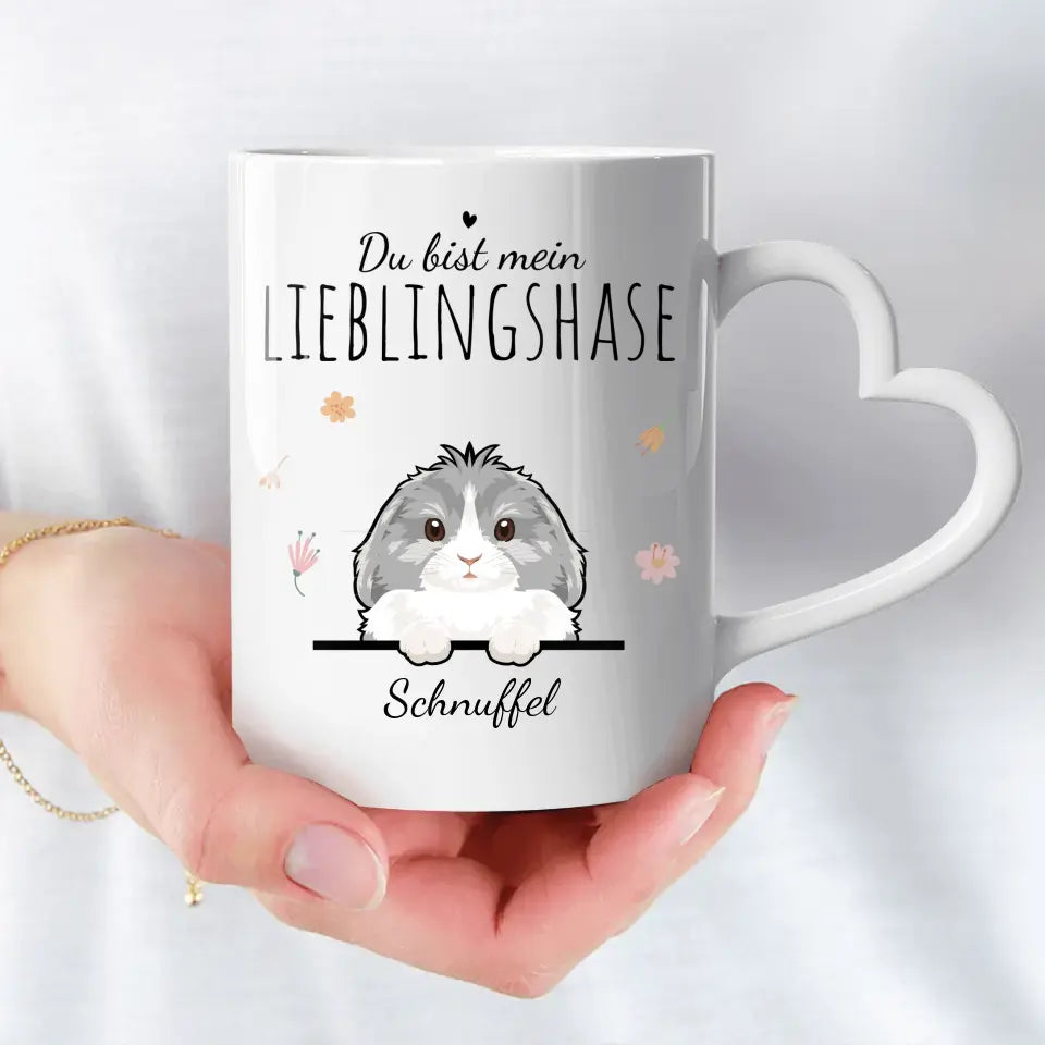 Mein Lieblingshase - Individuelle Tasse