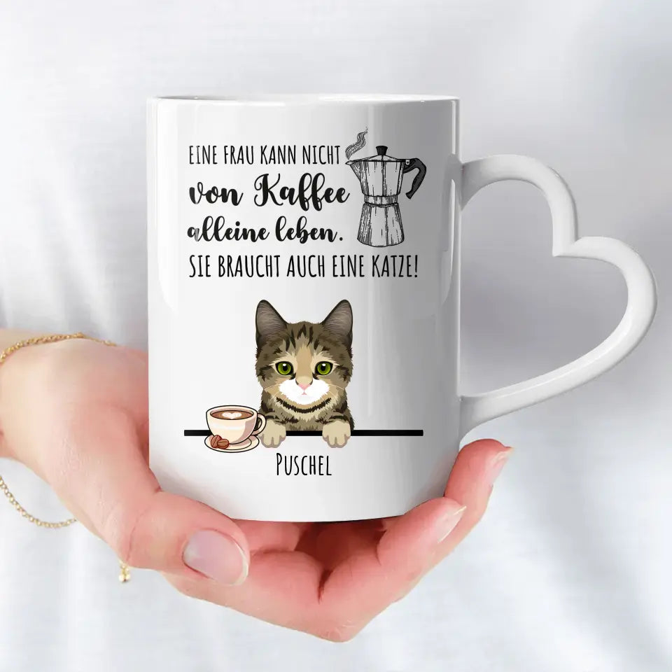 Kaffee & Miau - Individuelle Tasse