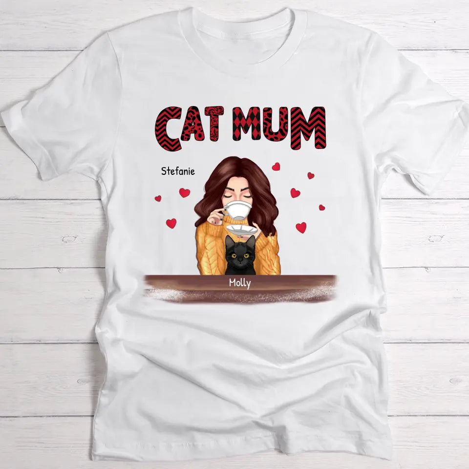 Meine Katze & Ich - Individuelles T-Shirt