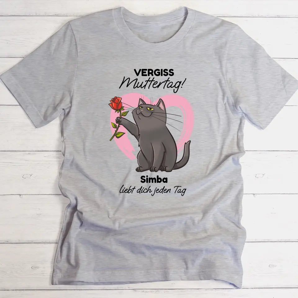 Deine Katze liebt dich - Individuelles T-Shirt