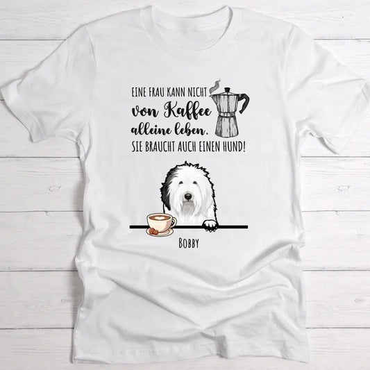 Kaffee & Wuff - Individuelles T-Shirt