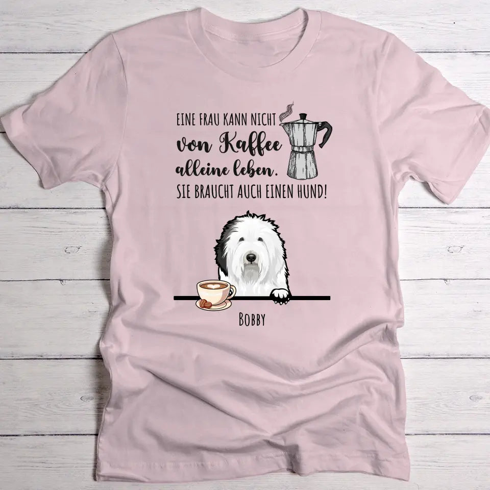 Kaffee & Wuff - Individuelles T-Shirt