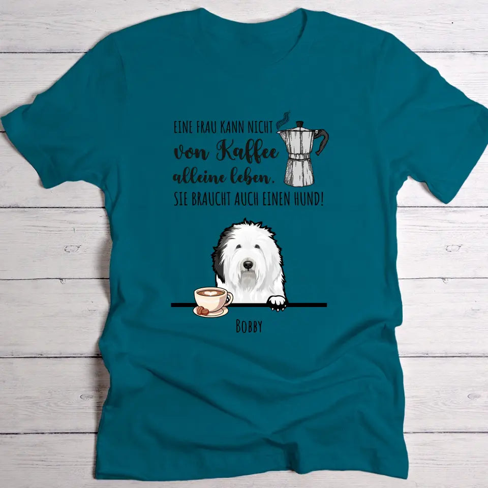 Kaffee & Wuff - Individuelles T-Shirt