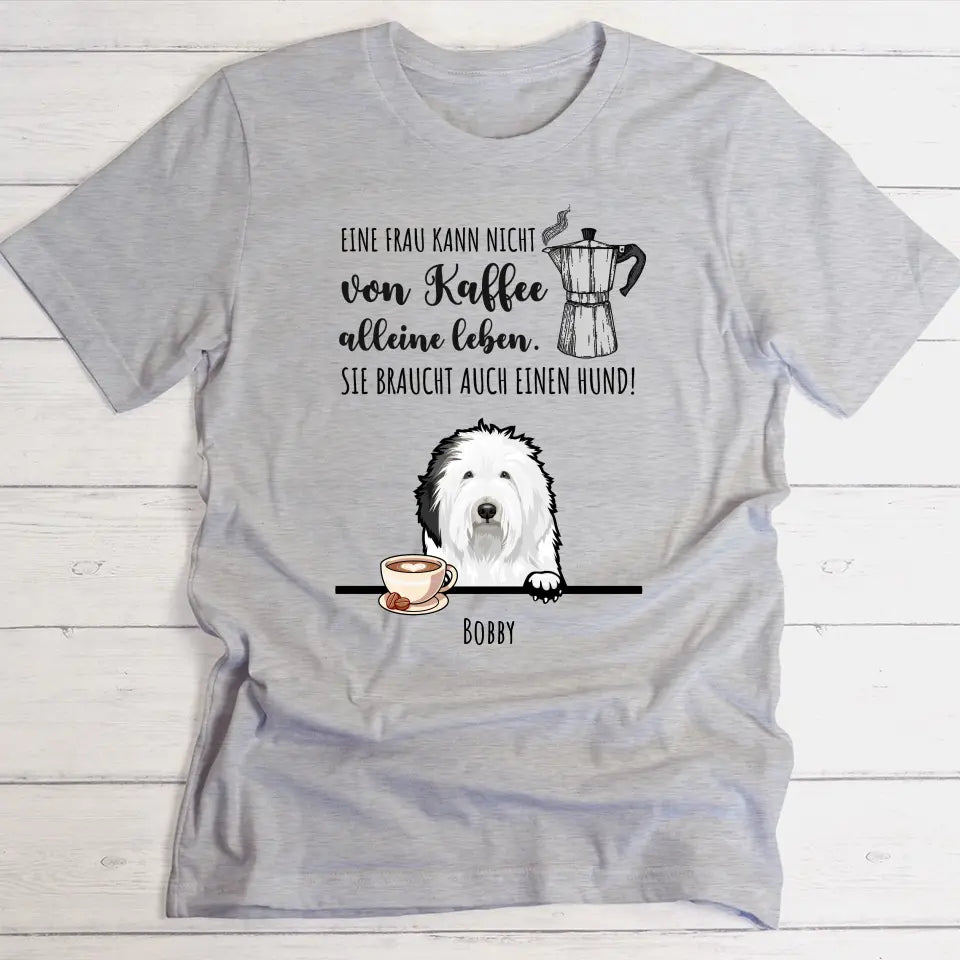 Kaffee & Wuff - Individuelles T-Shirt