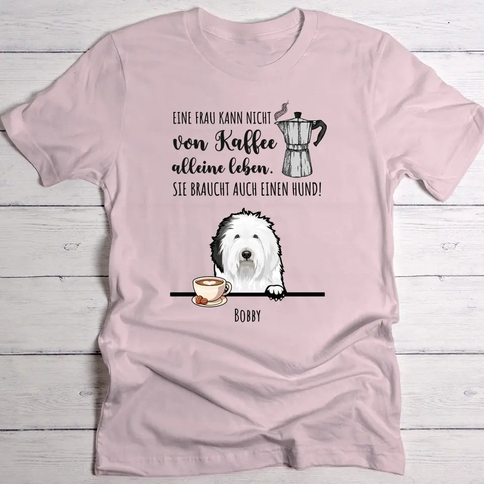 Kaffee & Wuff - Individuelles T-Shirt