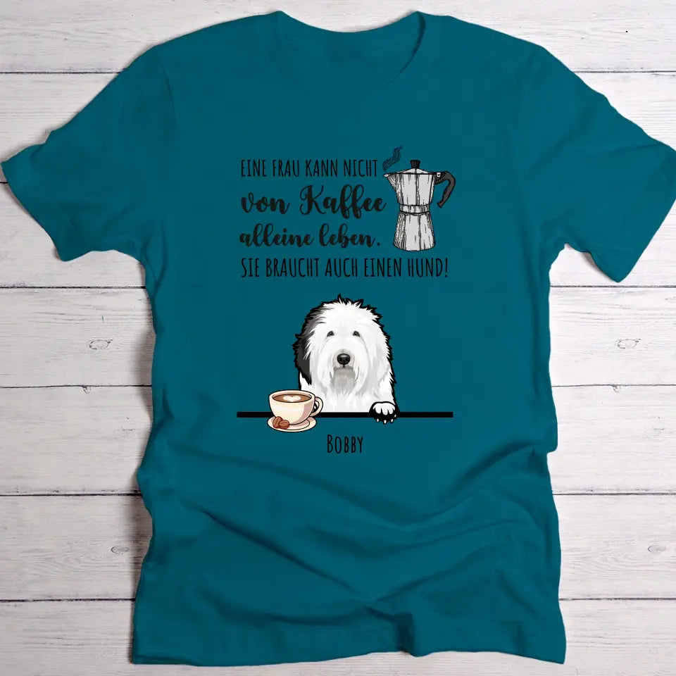 Kaffee & Wuff - Individuelles T-Shirt