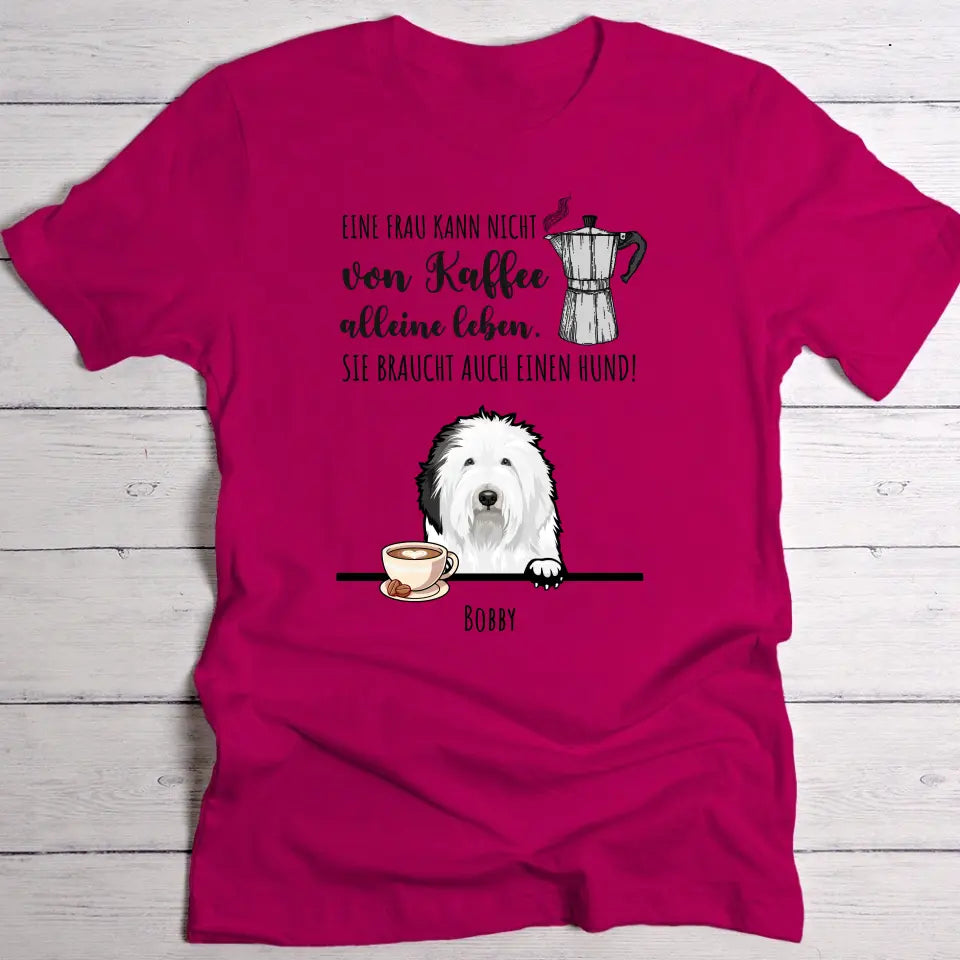 Kaffee & Wuff - Individuelles T-Shirt