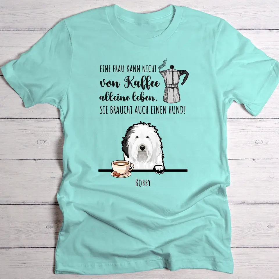 Kaffee & Wuff - Individuelles T-Shirt