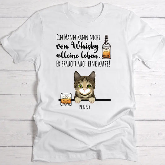 Whisky & Miau - Individuelles T-Shirt