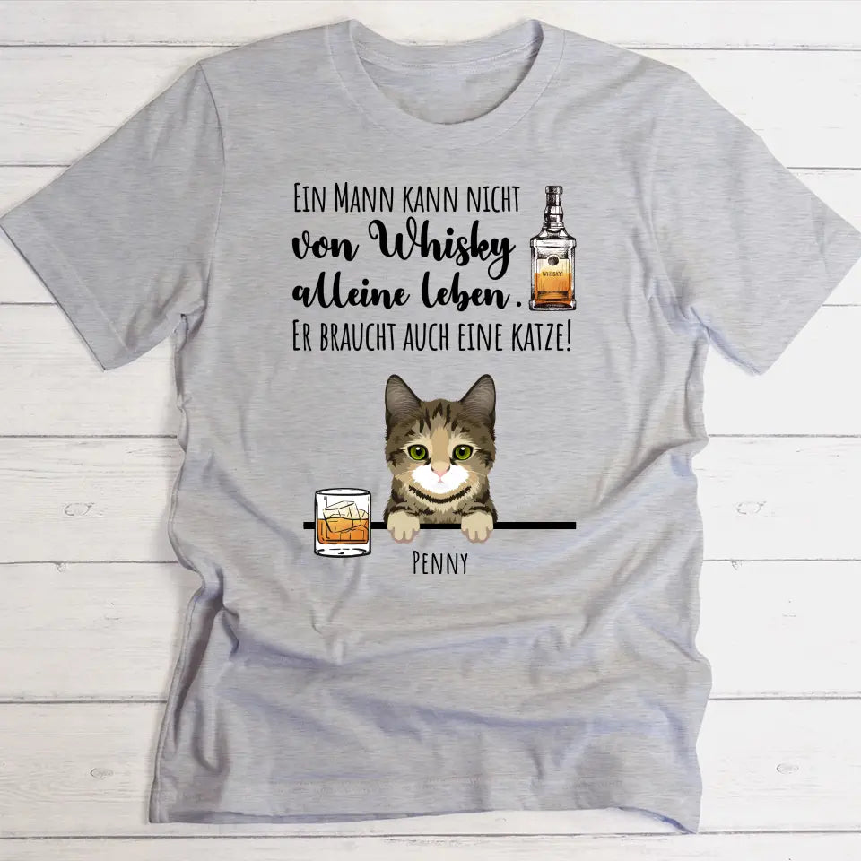 Whisky & Miau - Individuelles T-Shirt